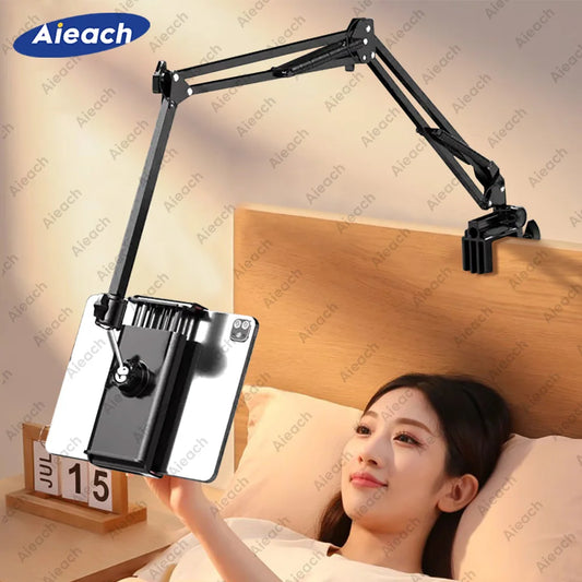 360 Rotating Bed Tablet Mount Stand